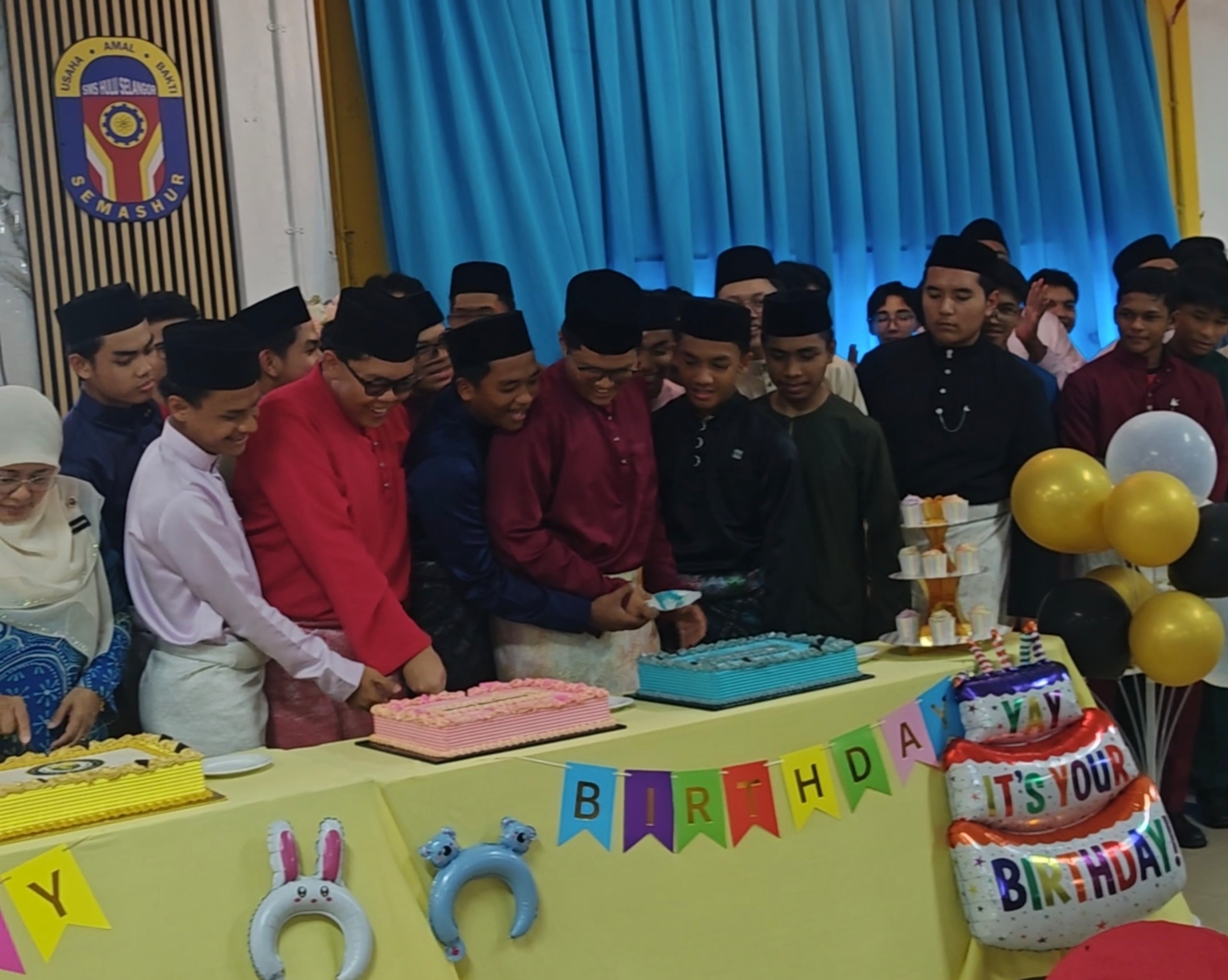 Birthday Celebration for January-March Students (Budaya Penyayang)