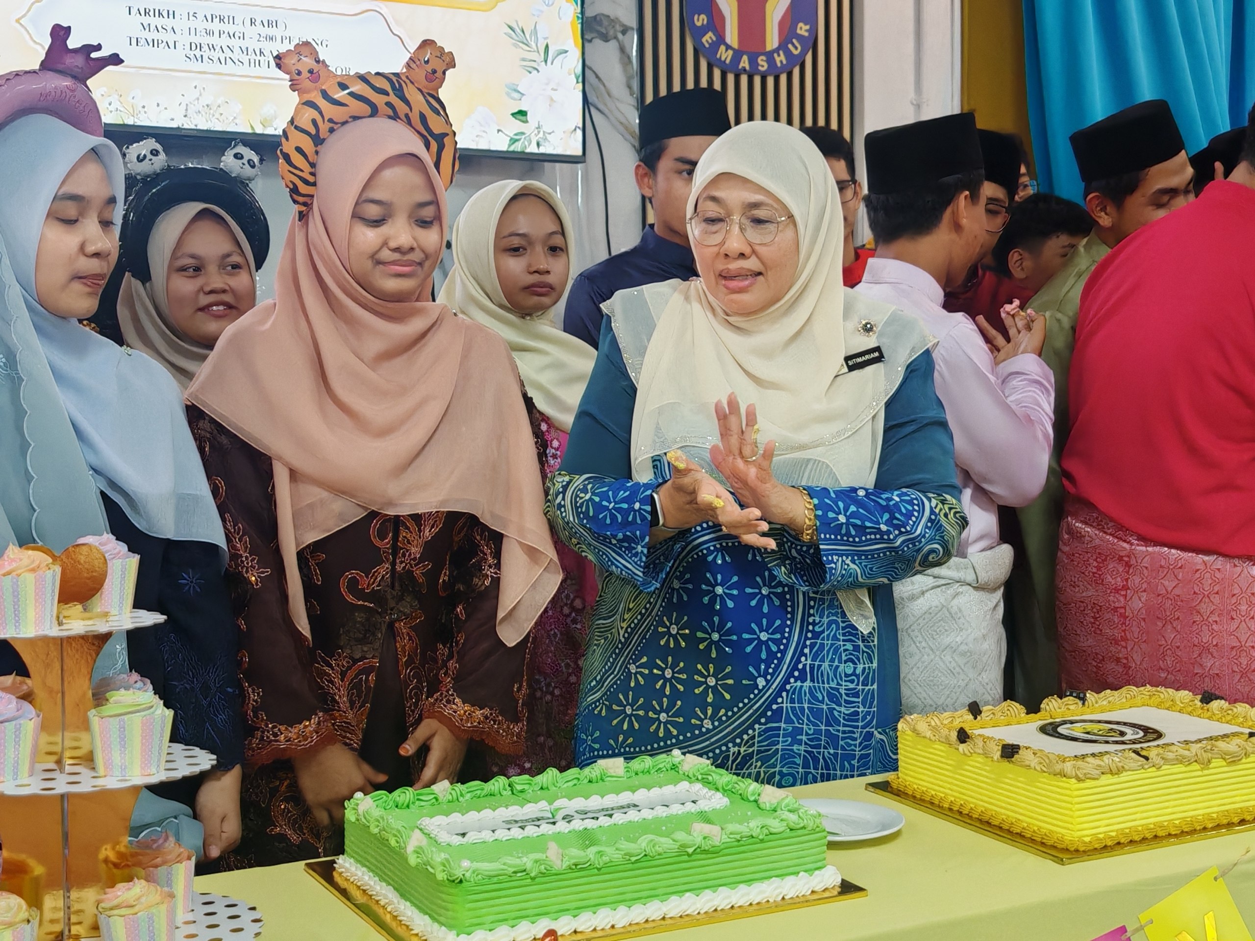 Birthday Celebration for January-March Students (Budaya Penyayang)