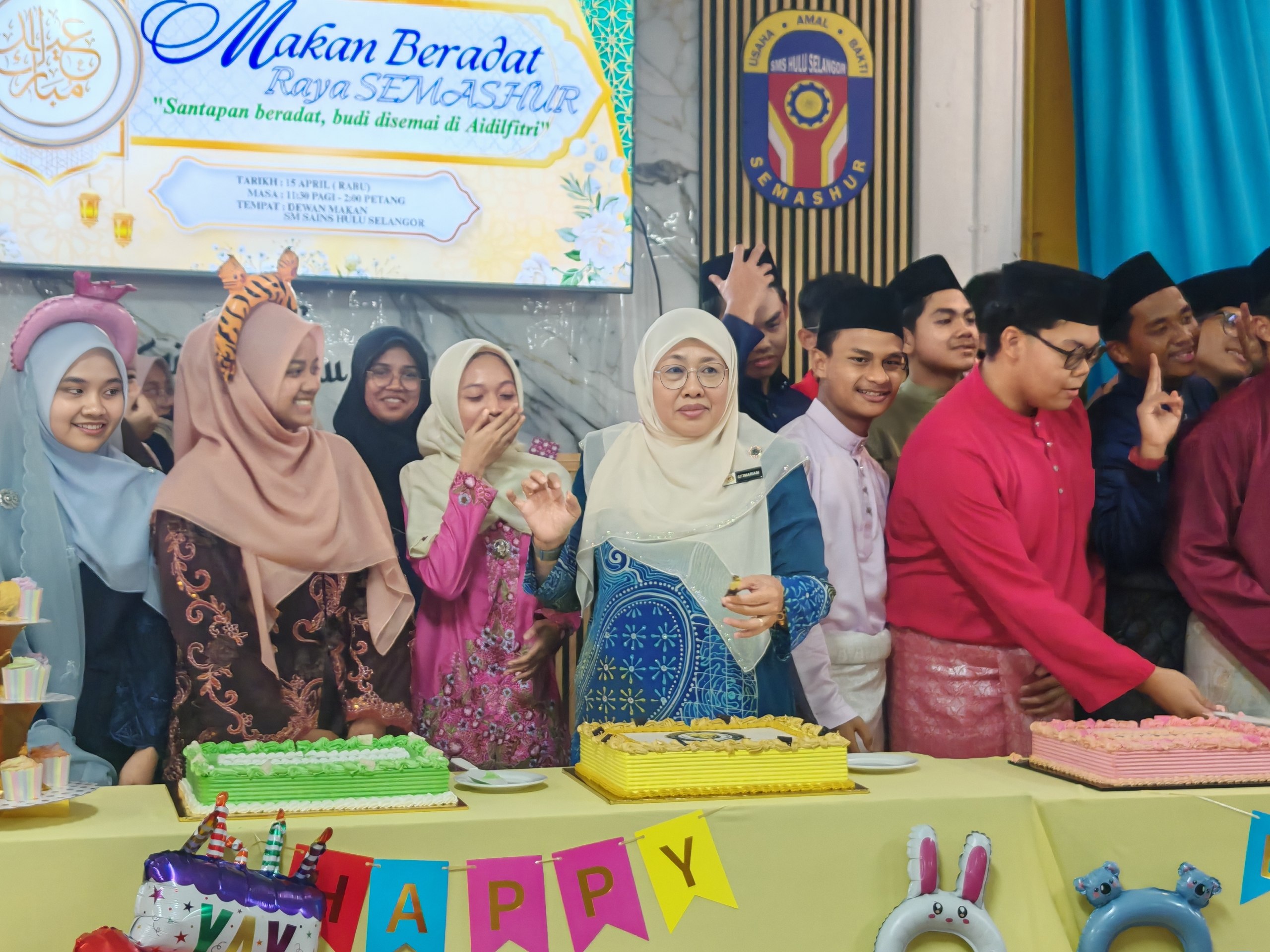 Birthday Celebration for January-March Students (Budaya Penyayang)