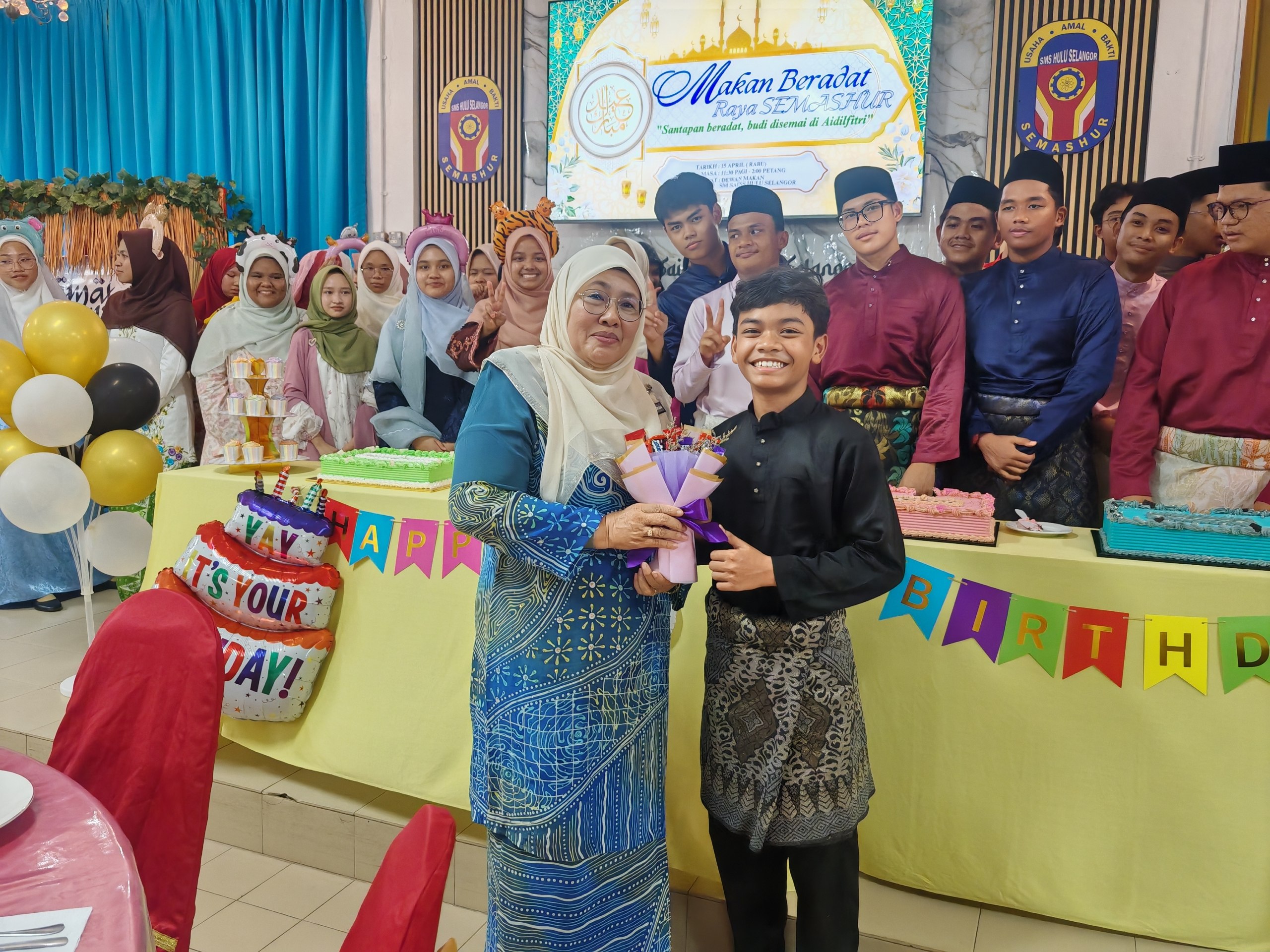 Birthday Celebration for January-March Students (Budaya Penyayang)