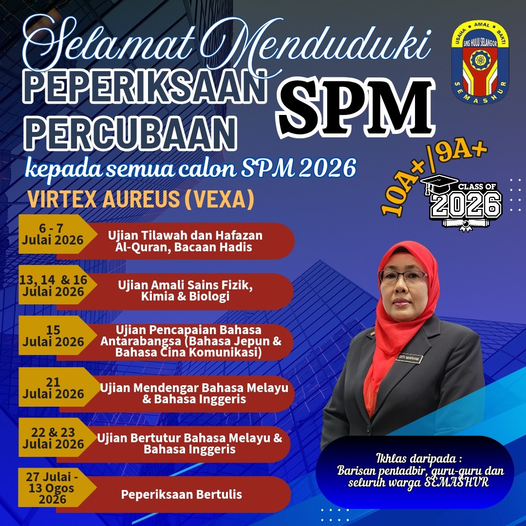 Selamat Maju Jaya for the SPM Trial Exam 2026