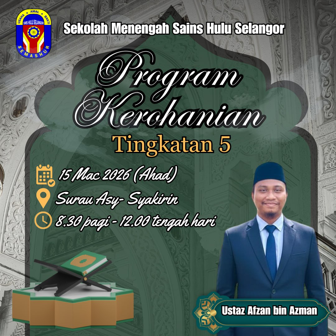 Dokumentasi Program Kerohanian Tingkatan 5 2026
