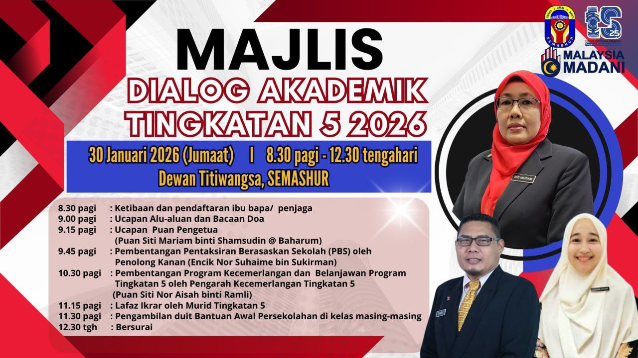 Dokumentasi Majlis Dialog Akademik Tingkatan 5 2026