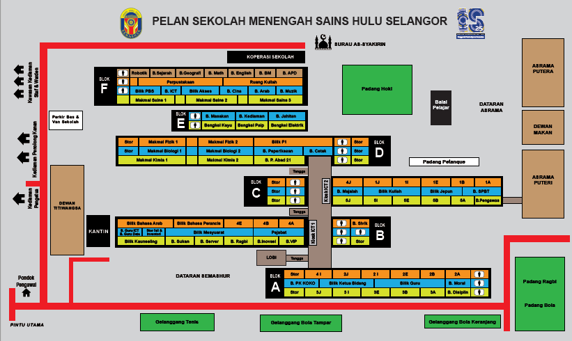 Pelan sekolah rasmi SEMASHUR