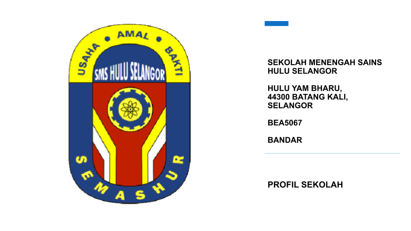 Kulit profil sekolah SEMASHUR